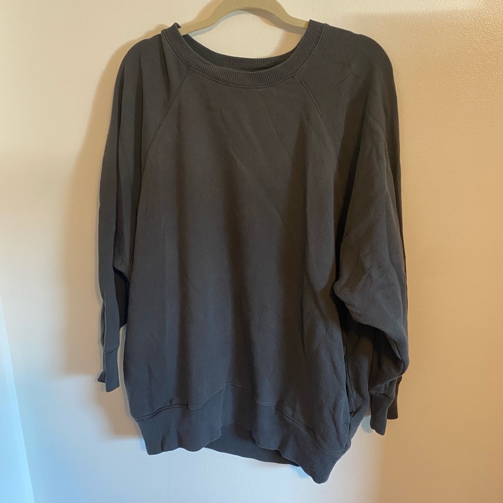 Aerie Oversized Crew Neck City Sweatshirt